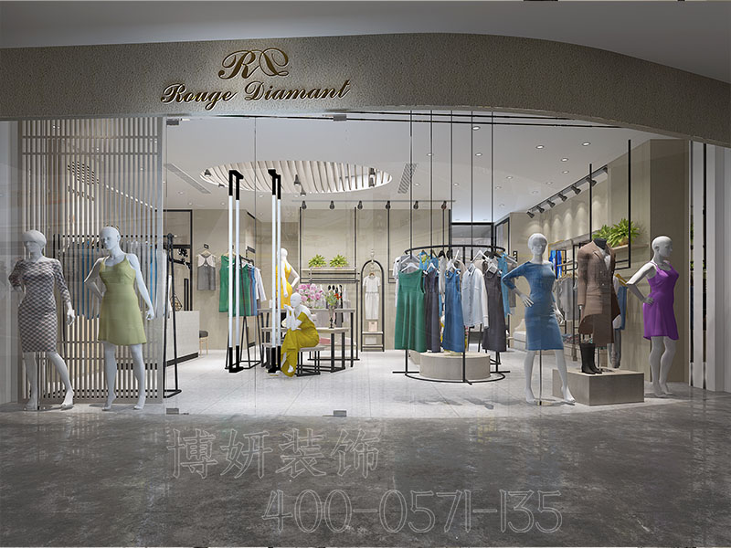 女装店装修,店铺装修,杭州女装店装修,店铺装修设计