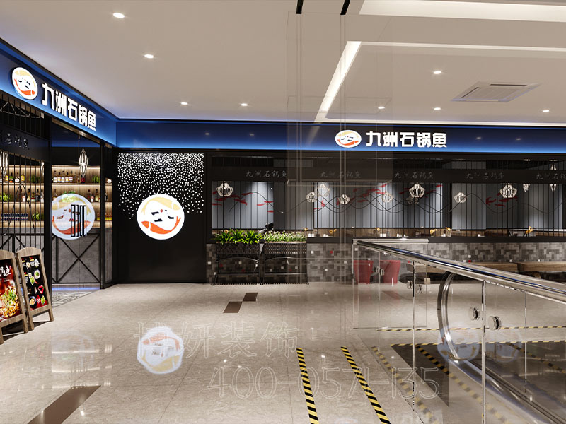 潮辣火锅店装修,火锅店装修,杭州火锅店装修