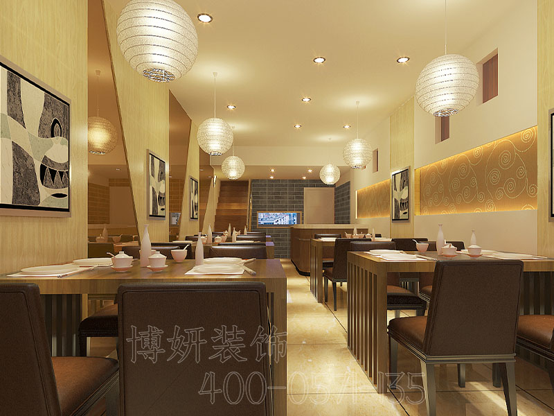 杭州精品快餐店装修设计-案例效果图 4