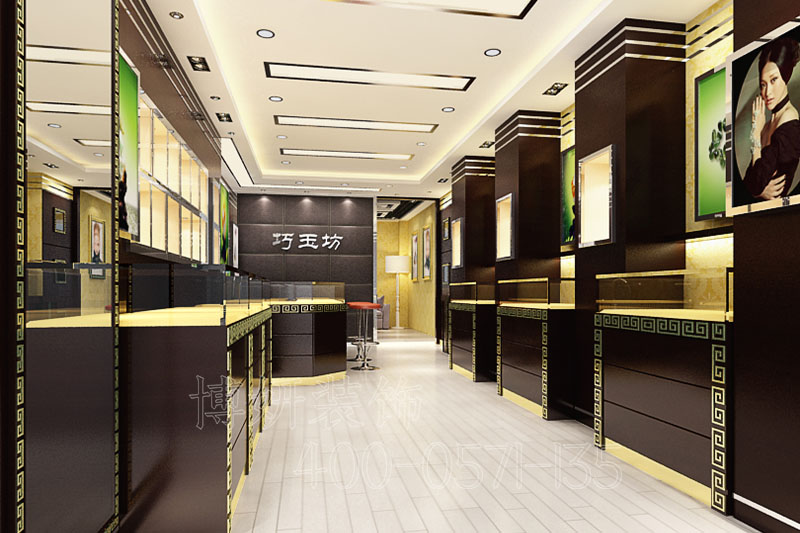 杭州余杭珠宝店装修-珠宝店装修设计效果图 4