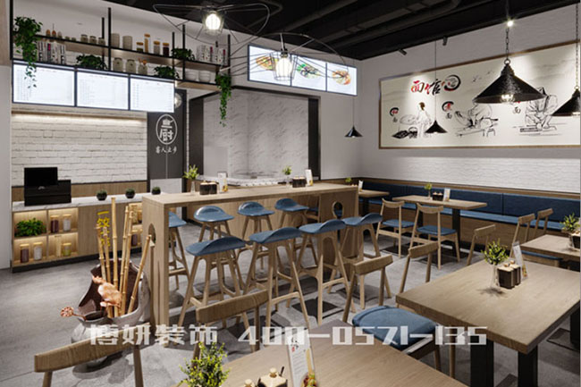 杭州快餐店装修设计,这样装修快餐店才能使顾客不断,快餐店装修设计