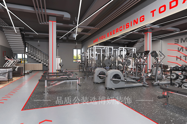 杭州专业健身馆装修，运动空间设计就找博妍装饰，精准解决你的需求